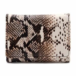 Trifold Snake Pattern Wallet